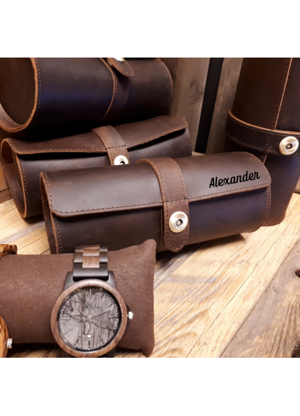 Leather watches case